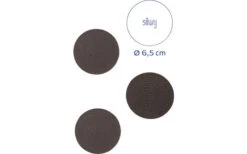 Silwy® Magnet-Pads 6,5 Cm 4er Set Schwarz -Fiammathle Geschaft 336521 2524417
