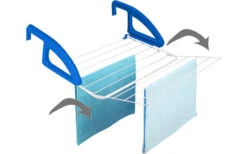 Metaltex Bries Heizungs- Und Balkonwäschetrockner Blau / Weiß -Fiammathle Geschaft 352244 2435093