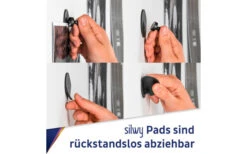 Silwy® Smart Magnet-Pins Inkl. Metall Nano Gel Pads Schwarz -Fiammathle Geschaft 435351 3102473 2