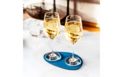 Silwy® Metall Nano Gel Platzset Leder-Look 20 Cm Blau -Fiammathle Geschaft 435564 3104175