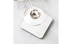 Silwy® Metall Nano Gel Untersetzer Eckig 8,3 X 8,3 Cm Blau -Fiammathle Geschaft 435624 3104247