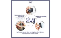 Silwy® Power Magnete Inkl. 4 Klebepunkte -Fiammathle Geschaft 435789 3104682