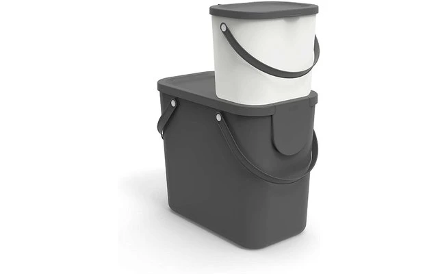 Rotho Albula Recycling Müllsystem 25 Liter Cappuccino 7 Rotho Albula Recycling Müllsystem 25 Liter Cappuccino – Bild 5