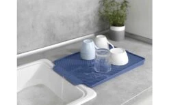 Wenko Linea Abtropfmatte 40 X 30 X 3 Cm Grau -Fiammathle Geschaft 460766 3155544