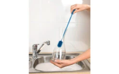 Wenko Silikon Flaschenbürste Blau -Fiammathle Geschaft 495669 3513316