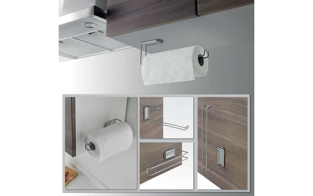 Metaltex Multi Roll Papierrollenhalter Silber 3 Metaltex Multi Roll Papierrollenhalter Silber