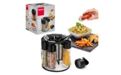 Metaltex Spice-8 Gewürzständer Schwarz