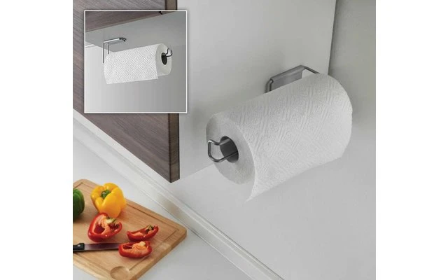 Metaltex Multi Roll Papierrollenhalter Silber 4 Metaltex Multi Roll Papierrollenhalter Silber – Bild 2