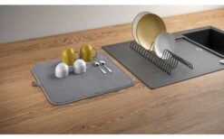 Metaltex Dry-Tex 2-in-1 Abtropfgestell Mit Microfasermatte Silber -Fiammathle Geschaft 497414 3367262