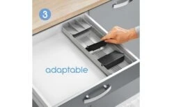 Metaltex Bestecksammler Uni-Fit Grau -Fiammathle Geschaft 497549 3346485