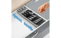 Metaltex Bestecksammler Uni-Fit Grau -Fiammathle Geschaft 497570 3346491