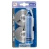 Wenko Vacuum-Loc Adapter Matt Premium 2er Set Befestigen Ohne Bohren -Fiammathle Geschaft 514280 3504002