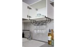 Wenko Schrankeinsatz Flaschen- Und Gläserhalter Für 6 Gläser Und 4 Flaschen -Fiammathle Geschaft 516011 3503744