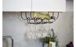 Wenko Schrankeinsatz Flaschen- Und Gläserhalter Für 6 Gläser Und 4 Flaschen -Fiammathle Geschaft 517544 3503762