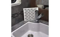 Pufz Schwedisches Geschirrtuch Wohnwagen Retro Grau -Fiammathle Geschaft 552865 3623236 4