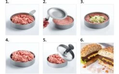 Westmark Hamburgermaker Mit Heber Uno Plus Silber -Fiammathle Geschaft 553264 3615281