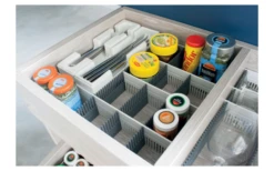 Purvario Pure Light Edition Stauleisten Set Für Schubladen 8 Stück Anthrazit / Grey -Fiammathle Geschaft 572606 3908174