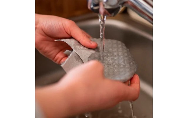 Chinchilla Waschbare Küchenrolle Aus Holzzellulose Und Baumwolle Grau 6 Chinchilla Waschbare Küchenrolle Aus Holzzellulose Und Baumwolle Grau – Bild 4