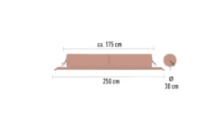 Bent Verbindbare Kissenrolle Zip Lounger XL 175 X 30 Cm Türkis -Fiammathle Geschaft 612391 4437127 1