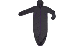 Bergstop Cozybag Comfort Multifunktionsschlafsack Mit Ärmeln Grau Lila S 210 Cm