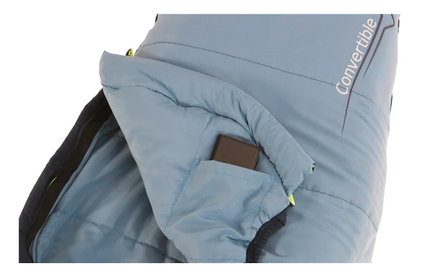 Outwell Convertible Junior Schlafsack Dunkelblau 6 Outwell Convertible Junior Schlafsack Dunkelblau – Bild 4