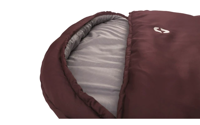 Outwell Campion Lux Aubergine Mumienschlafsack 225 X 85 Cm Dunkelrot 5 Outwell Campion Lux Aubergine Mumienschlafsack 225 X 85 Cm Dunkelrot – Bild 3
