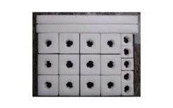 Transport Gläserschutz Aus Schaumstoff 17-tlg. -Fiammathle Geschaft 8895 108240